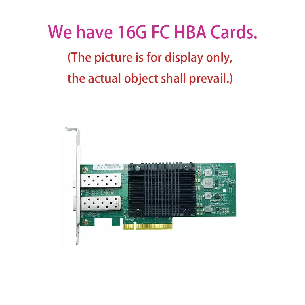 Lpe31002 Server Network Card Emulex FC Hba Card 16GB Single-Port SFP+ Pcie3.0X8