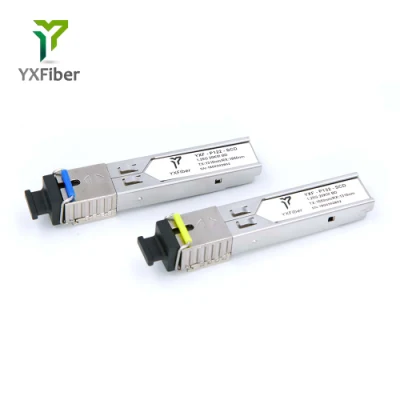 Generisches kompatibles 1000base-Bx Bidi SFP Sc Connector1550nm-Tx/1310nm-Rx 20km Dom-Transceiver-Modul